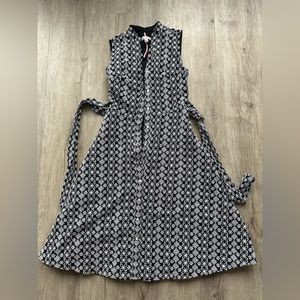 Tommy navy white dress